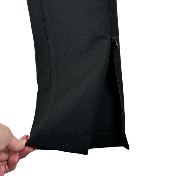 Ann Taylor Petite High Rise Ankle Zipper Riding Pants Women's 8P Black - Picture 3 of 9